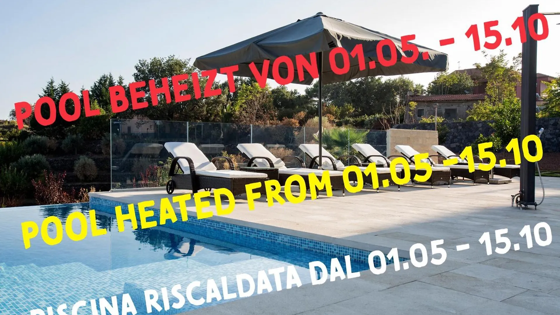 Villa Rita Pool & Spa Mascalucia Privatunterkunft